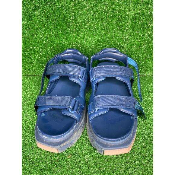 OFF-WHITE Trek Sponge Sole Sandals Blue Size 39 EU 9 US main image 8